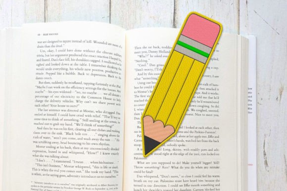 Pencil Bookmark: A Sweet Stitch for School Gifts