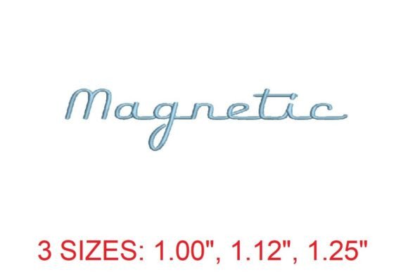 Review: Magnetic Embroidery Font for Holiday Sales