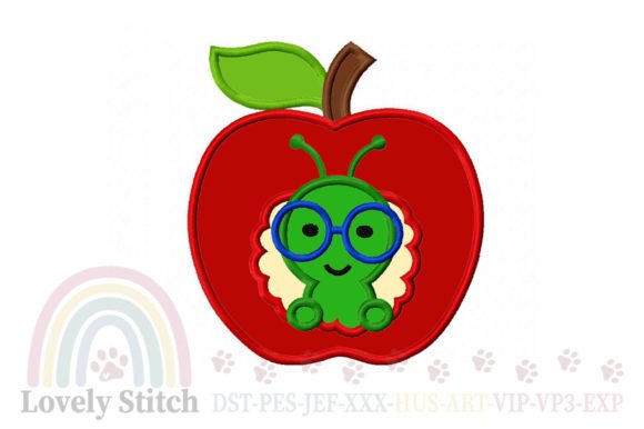 Reviewing Apple Worm Applique for Boutique Sweatshirts