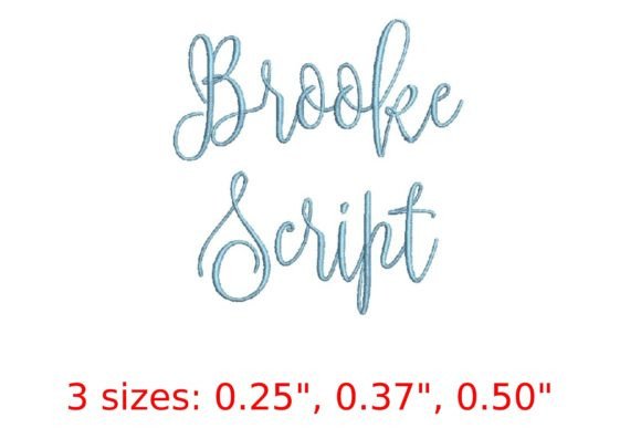 Reviewing Brooke Script for Craft Fairs