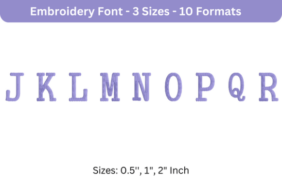Reviewing Executive Font Uppercase J to R