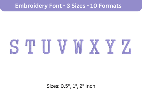 Reviewing Executive Font Uppercase S to Z