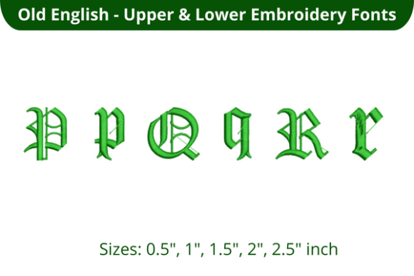Reviewing Old English Font PQR for Personalized Gifts
