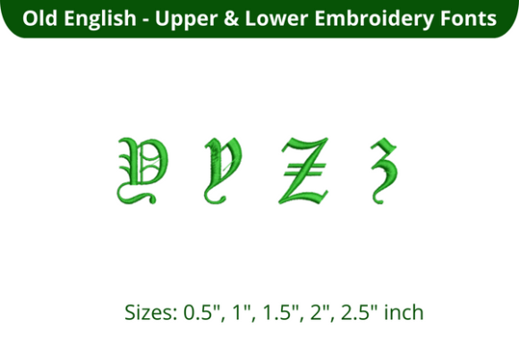 Reviewing Old English Font YZ for Etsy Shops