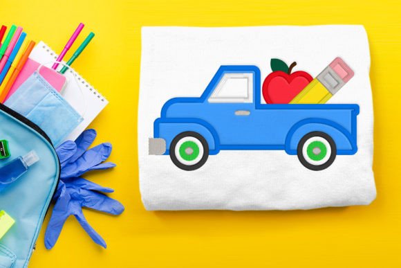 Reviewing the Back to School Vintage Truck Applique