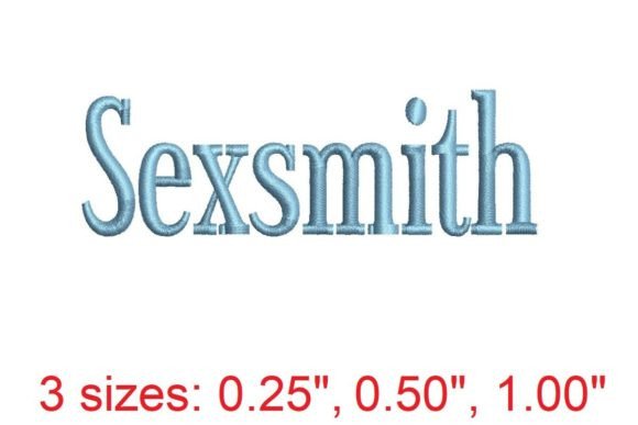 Sexsmith Embroidery Font Review for Gifts