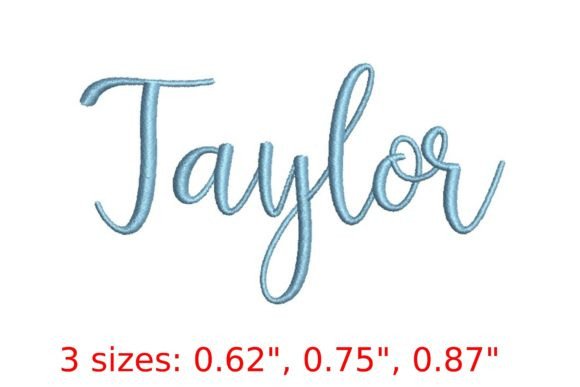 Taylor Embroidery Font: A Holiday Design Review